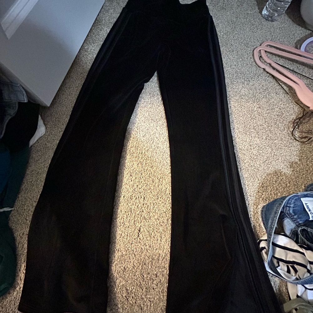 Adidas Black Wide Leg Pants & Jumpsuits